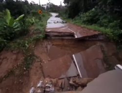 Jalan Poros di Berau Amblas, Lima Kecamatan Terisolasi Akibat Pergerakan Tanah