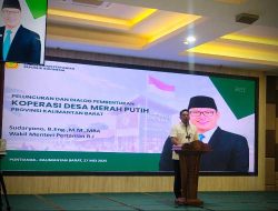 Wujudkan Ekonomi Kerakyatan, Kementan Luncurkan Program Koperasi Desa Merah Putih di Kalbar