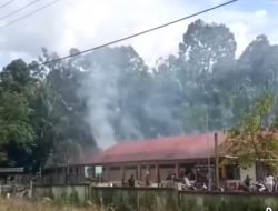 Rentetan Kebakaran Hantui Desa Selalong, Satu Ruang Kelas SD Negeri 21 Kemantan Ludes Terbakar