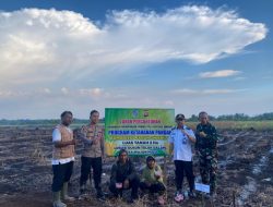 Dukung Ketahanan Pangan, Polsek Jongkat Inisiasi Lahan Percontohan Jagung Hibrida di Wajok Hulu