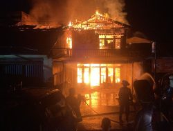 Polsek Pontianak Barat Amankan Terduga Pelaku Pembakaran Ruko di Jalan RE Martadinata