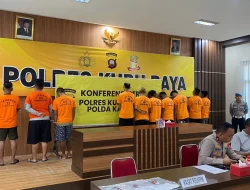 Polres Kubu Raya Tangkap 7 Pengedar Sabu, Dua Residivis Kembali Berulah