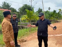Bupati Sujiwo Tinjau Pembangunan Ring Road 28 KM, Dukung Poros Ekonomi Kubu Raya