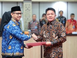 Pelantikan 101 CPNS Formasi 2024, Gubernur Herman Deru Tekankan Integritas dan Pelayanan Pada Masyarakat