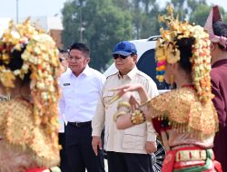 Gubernur Herman Deru Dampingi Presiden Prabowo Lakukan Tanam Padi Serentak di 14 Provinsi Se-Indonesia