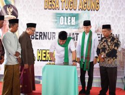 Gubernur Herman Deru Resmikan Masjid Agung Al-Huda Desa Tugu Agung Lempuing OKI
