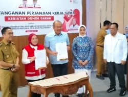 PMI Gandeng Perumda Tirta Musi, Wujudkan Gerakan Donor Darah Berkelanjutan di Palembang