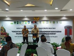 Bupati Asahan Hadiri Rapat Koordinasi Penguatan Sinergi Kolaborasi antara KPK dan Pemerintah Daerah
