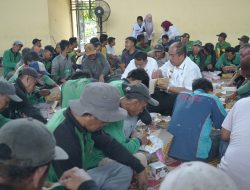 Bupati Asahan dan Wakil Bupati Berikan Salam Hormat Kepada Ratusan Petugas Kebersihan Asahan