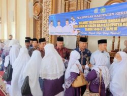 Pemkab Kerinci Resmi Melepas 326 Calon Jemaah Haji di Masjid Arraudoh Semurup