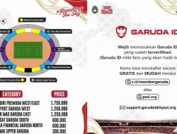 Penjualan Tiket Timnas Indonesia vs China Resmi Dibuka, Wajib Punya Garuda ID!