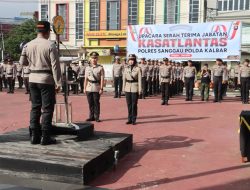 Kasat Lantas Polres Sanggau Resmi Berganti, AKP Bunga Tri Yulitasari Gantikan AKP Risqi Ardian
