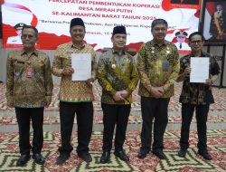 Gubernur Kalbar Resmikan Pembentukan Koperasi Merah Putih: Dorong Pemerataan Ekonomi Desa