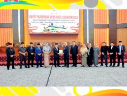 Rapat DPPRD Lubuk Linggau Penyampaian Rekomendasi LKPj Wali Kota Tahun 2024