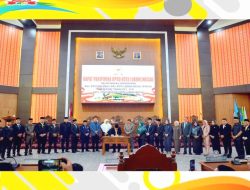 Rapat Paripurna DPRD Lubuk Linggau Pengumuman Walikota dan Wawako Terpilih