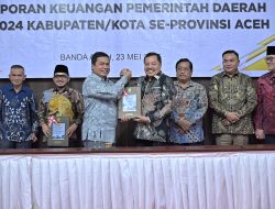 Pemkab Nagan Raya Kembali Raih Opini WTP ke-17 Kali Berturut-Turut dari BPK RI