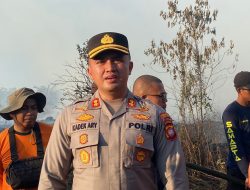 Karhutla di Rasau Jaya Kubu Raya Hanguskan 1,5 Hektare Lahan Gambut, Kapolres Turun Tangan