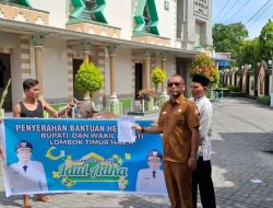 Bupati Lombok Timur Distribusi 30 Ekor Hewan Kurban