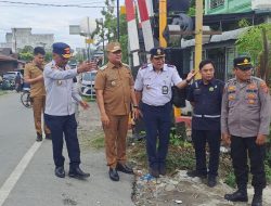 Wakil Bupati Asahan Resmikan JPL di Perlintasan Kota Kisaran 