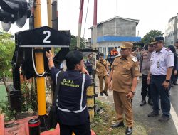 Wakil Bupati Asahan Resmikan JPL di Perlintasan Air Batu