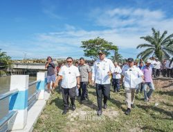 Gubsu: Pemprov Sumut Akan Segera Perbaiki Bendung Irigasi Rusak Di Batu Bara