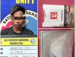 Satres Narkoba Polres PALI Gagalkan Peredaran Sabu Seberat 9,76 Gram, Oknum Mahasiswa Nyaris Jadi Bandar Muda