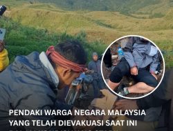 Pendaki Malaysia Terpeleset di Gunung Rinjani, Selamat Setelah Dievakuasi