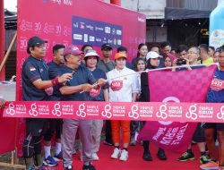 Bupati dan Wabup Sanggau Ikuti Triple On Fun Run
