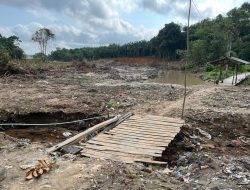 Warga Desa Air Upas Akhirnya Nikmati Manfaat Normalisasi Sungai Pama, Namun Papan Ulin Milik Desa Raib
