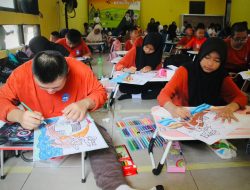 Parade Mewarnai untuk 100 Anak Disabilitas Meriahkan Peringatan Hari Anak Nasional di Taman Budaya Kalbar