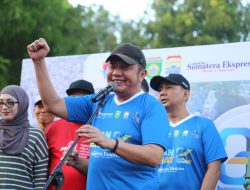 Meriahkan HUT Sumatera Ekspres ke-30, Gubernur Herman Deru: Jalan Sehat Jadi Ajang Silaturahmi dan Hidup Sehat