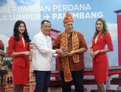 Wagub Cik Ujang Hadiri Pembukaan Penerbangan AirAsia Rute Palembang–Kuala Lumpur