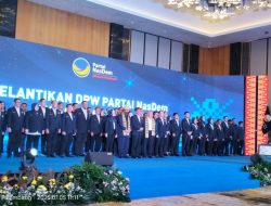 Surya Paloh Lantik Kepengurusan DPW NasDem Sumsel 2025–2029, Herman Deru Kembali Jadi Ketua
