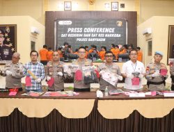 Polres Banyuasin Ungkap 24 Kasus Kriminal dan Narkoba Selama Juni, 16 Tersangka Kasus Sabu Diamankan