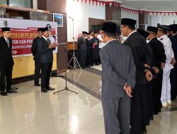 34 Pejabat di Lantik, Haerul Warisin : Pentingnya Integritas dalam Pelayanan Publik