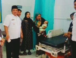 Camat kisaran Timur Asahan Bantu Balita 3 Bulan Penderita Infeksi Paru