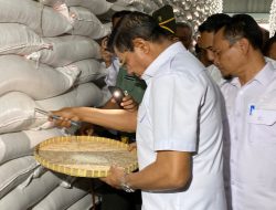 Bupati Lombok Timur Cek Kualitas Beras Bantuan dari Bulog