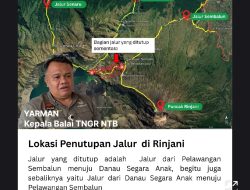 Jalur Pelawangan Menuju Danau Segara Anak Ditutup Sementara, Pendaki Diminta Perhatikan SOP ‎