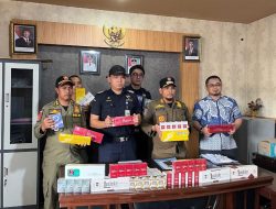 Operasi Gabungan, Bea Cukai Meulaboh Amankan Puluhan Ribu Batang Rokok Ilegal di Subulussalam