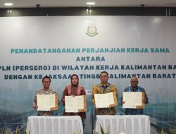 PLN UIP KLB dan Kejati Kalbar Perkuat Sinergi Penegakan Hukum, Tandatangani Perjanjian Kerjasama Serentak se-Indonesia