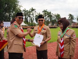 Wali Kota Pontianak Edi Kamtono Terima Lencana Melati, Penghargaan Tertinggi Gerakan Pramuka