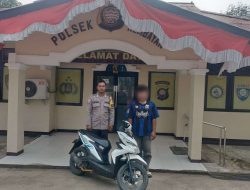 Polsek Kembayan Tangkap Pemuda Diduga Curi Motor di Ketapang