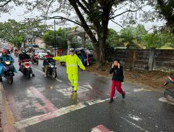 Satlantas Polres Melawi Rutin Lakukan Ploting Poin Pagi Hari, Wujud Komitmen Jaga Keselamatan Pengguna Jalan