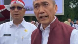 Walikota Palembang Ratu Dewa usai pembagian Bendera Merah Putih, Rabu (13/8/2025).
