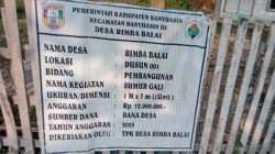 Pembangunan Sumur Gali di Desa Rimba Balai, Warga Apresiasi Kepemimpinan Kades Umar Hamza