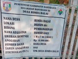 Pembangunan Sumur Gali di Desa Rimba Balai, Warga Apresiasi Kepemimpinan Kades Umar Hamza