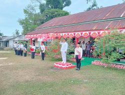 Warga Air Senggeris Antusias Ikuti Upacara dan Aneka Perlombaan