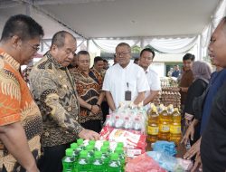 Peringati Hari Bhakti Adhyaksa ke-80, Kejari Asahan Bersama Pemkab Asahan, Bulog, dan Pelaku Usaha Gelar Pasar Murah