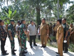 Bupati Asahan Dampingi Plt Dirjen Perkebunan Kementan RI Tinjau Lokasi Cetak Sawah di Desa Silo Bonto