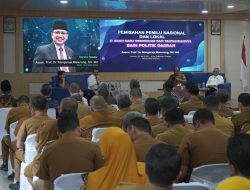 Bupati Asahan Ikuti Diskusi Panel Pemisahan Pemilu Nasional dan lokal di Kabupaten Asahan